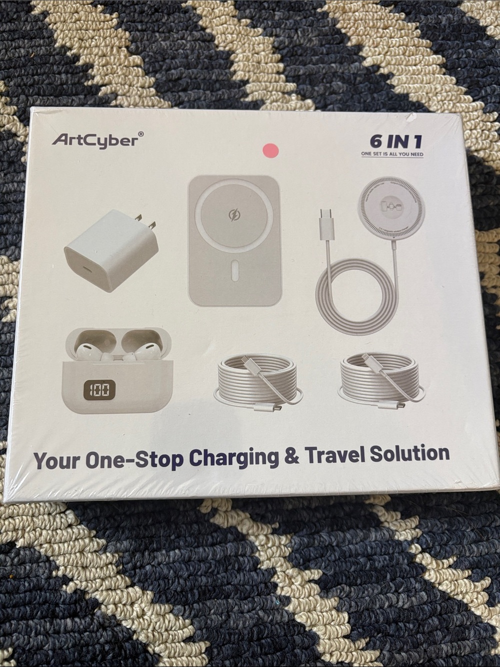 ArtCyber 6 in 1 Charging & Travel Set